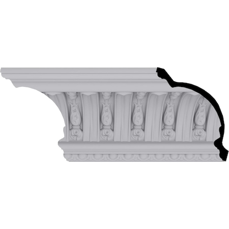 Ekena Millwork 7 3/8"H x 9 1/8"P x 11 3/4"F x 94 1/2"L Raymond Crown Moulding MLD07X09X11RA